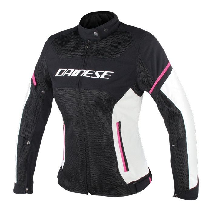 Dainese Air Frame D1 Lady Tex Jacket BLACK/VAPOROUS-GARY/FUXIA