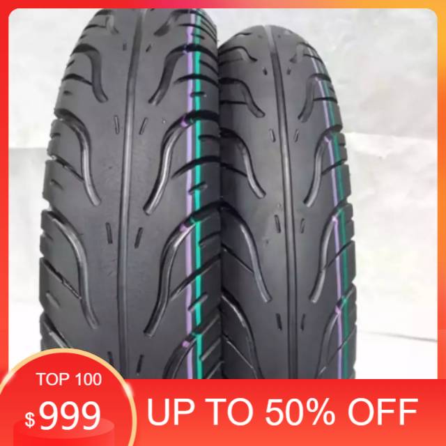 BAN MOTOR MATIC FEDERAL SEPASANG BATIKAN