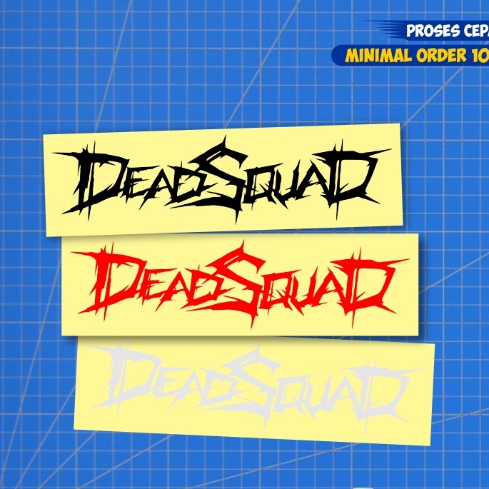 

Stiker Dead SQUAD, Cutting sticker Dead Squad