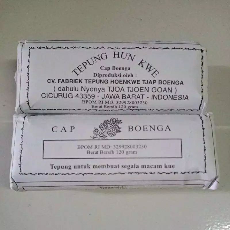 

tepung hunkwe hunkue cap boenga bunga
