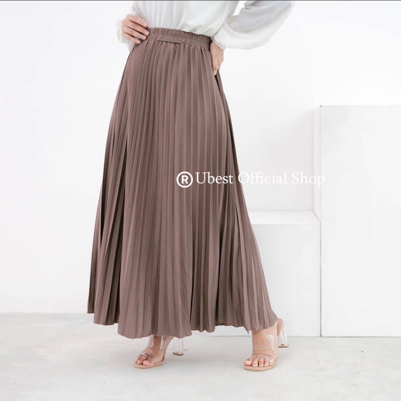 Rok Plisket Premium / Rok Plisket Mayung / Rok Wanita Muslim