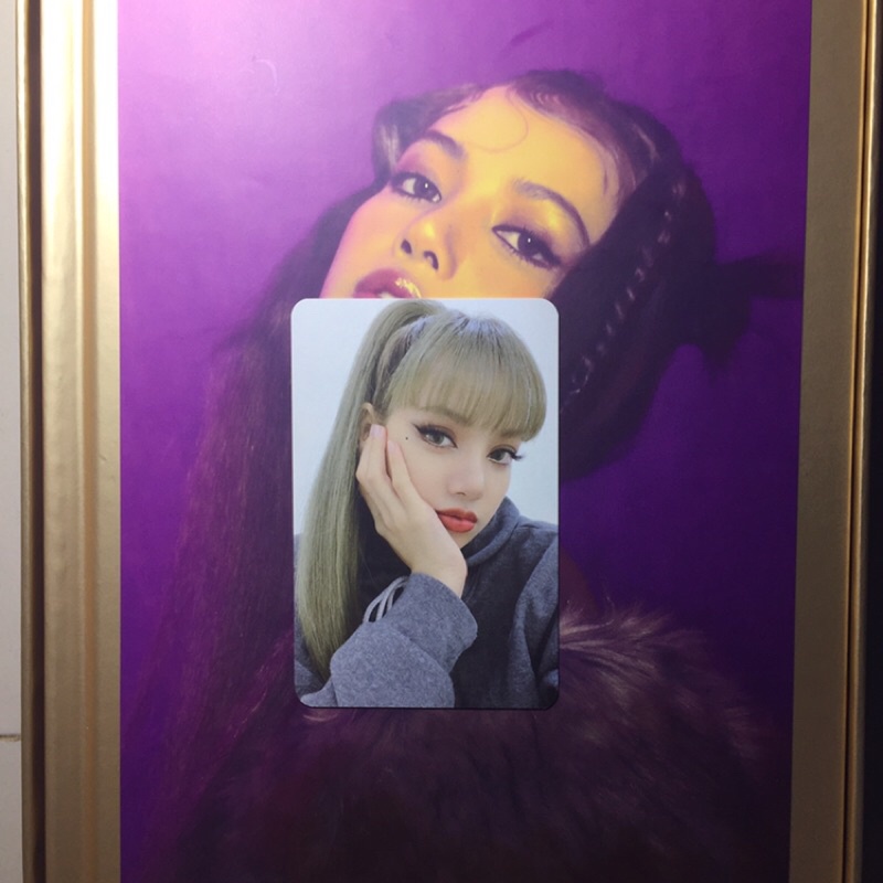 LALISA LISA BLACKPINK ALBUM PHOTOCARD KTOWN BENEFIT