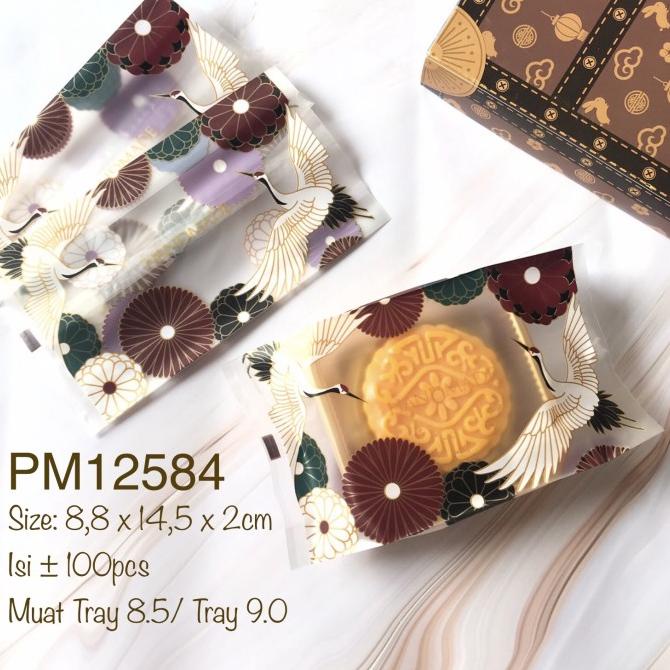 

Plastik Mooncake 100g sd 125g PM12584 dng Lipatan Samping