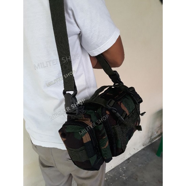 Tas Loreng Malvinas Tas Samping Kecil Tas Selempang TNI