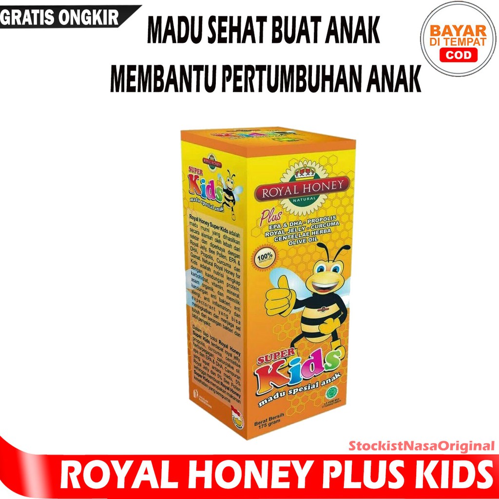 

NATURAL HONEY SUPER KIDS - MADU ANAK - VITAMIN ANAK - MEMBANTU PERTUMBUHAN ANAK