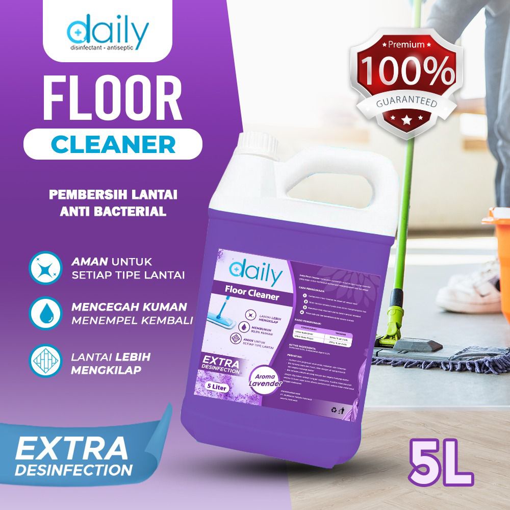 Pembersih Lantai 5 Liter Antibacterial Daily Floor Cleaner