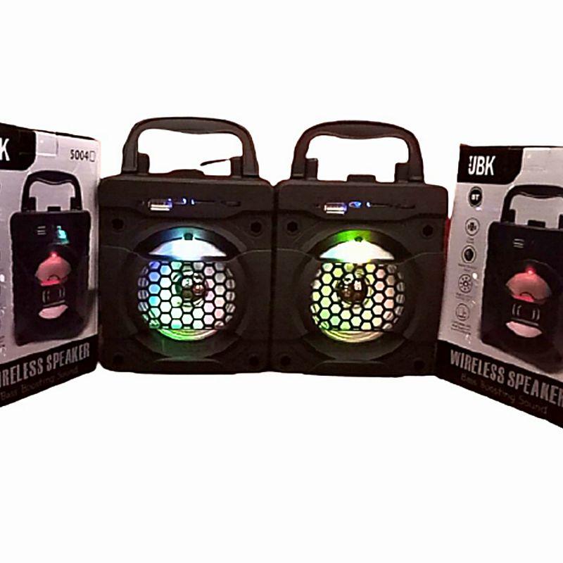 (COD) Musik Box Bluetooth JBH Lampu Led SuperBass