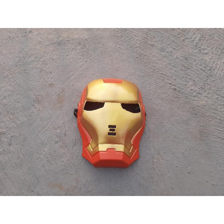 MAINAN SET TOPENG IRONMAN PISTOL LED NYALA SUARA GETAR IRON MAN SUPERHERO AVENGER