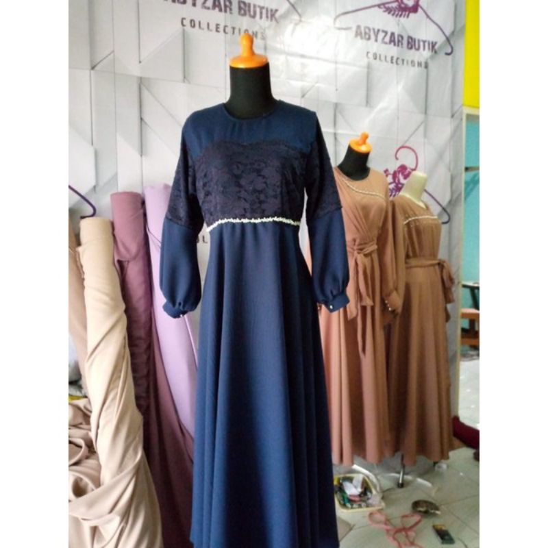 gamis pesta baju muslimah gaun muslimah busui gaun wanita