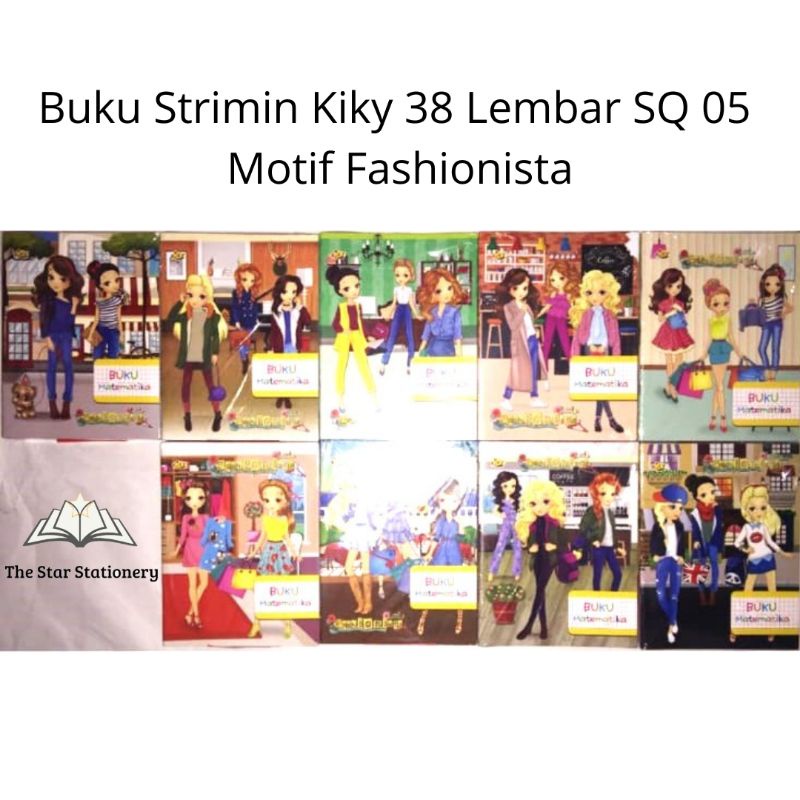 

Buku Kotak Kiky 38 SQ 5mm ( 1 Pack isi 10 Pcs)