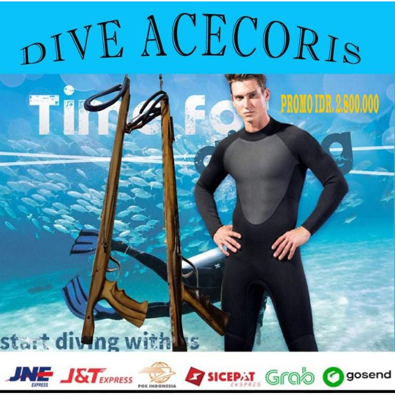 1 paket panah Speargun-wetsuit