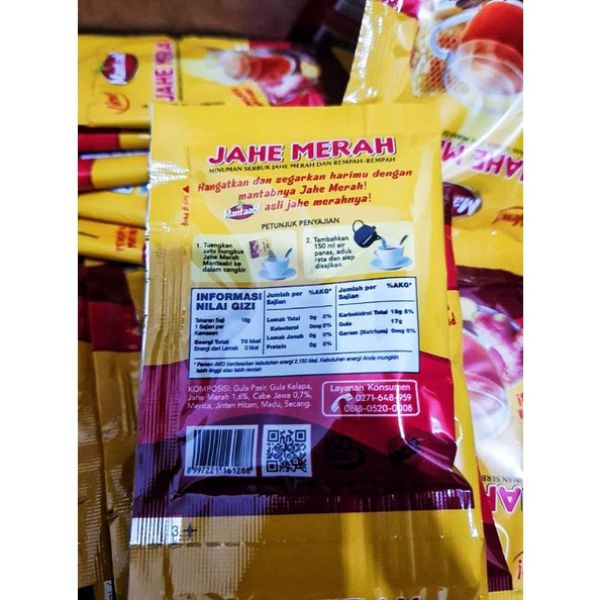 

Promo >> Jahe Merah Madu Mantab 12 sachet Mantaab Herbal Mirip AMH #ORI