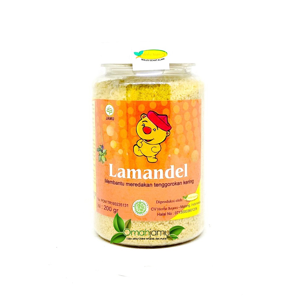 Lamandel Botol. Nafsu Makan & Panas Dalam. Anak & Dewasa