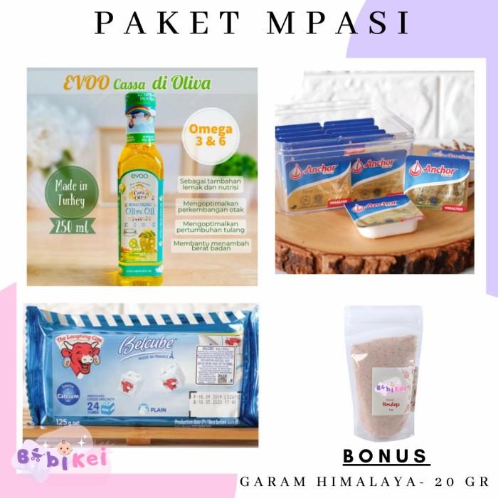 

Nay | Paket Mpasi Hemat Evoo Casa Di Oliva + Ub Anchor + Keju Belcube Kualitas Terbaik