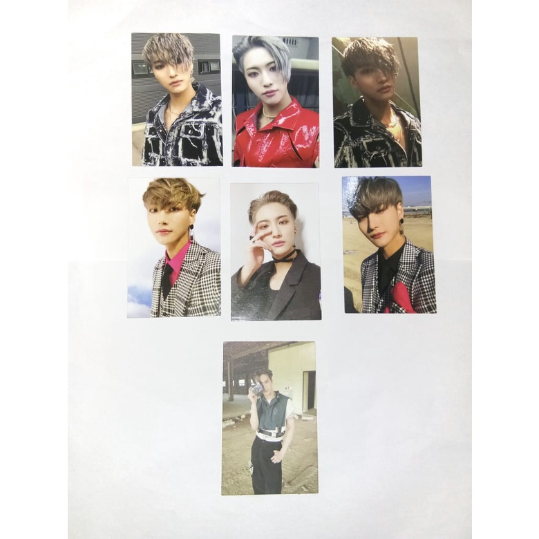 ateez seonghwa album photocard fever pt.1 fever pt.2