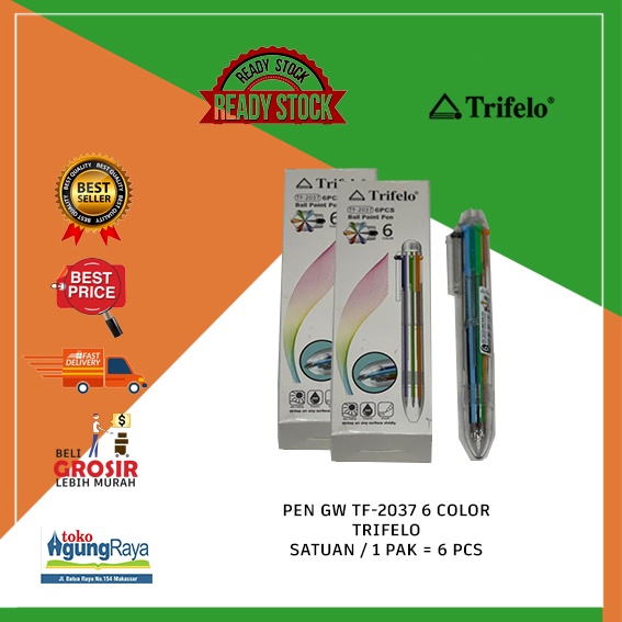 

PEN GW TF-2037 TRIFELO 6 COLOR