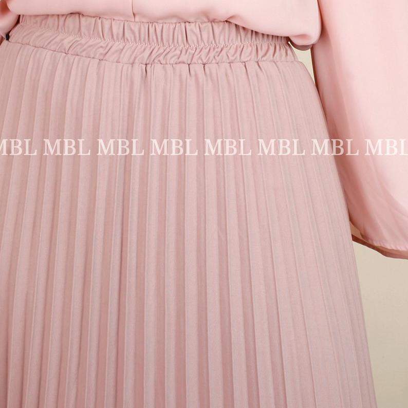 ▲ MBL Rok Plisket Dewasa (11 Warna) ◘