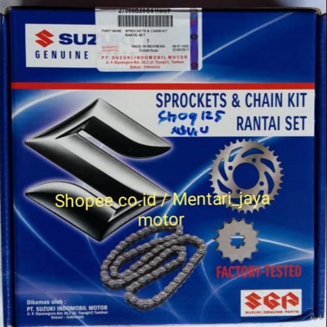 GEAR SET SUZUKI SHOGUN 125 ORIGINAL SUZUKI SGP