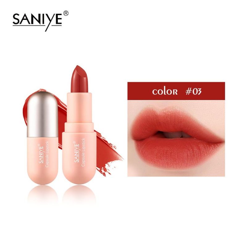 Medan Termurah capsule mini Velvet matte tahan lama waterproof lipstik saniye lipstick bibir