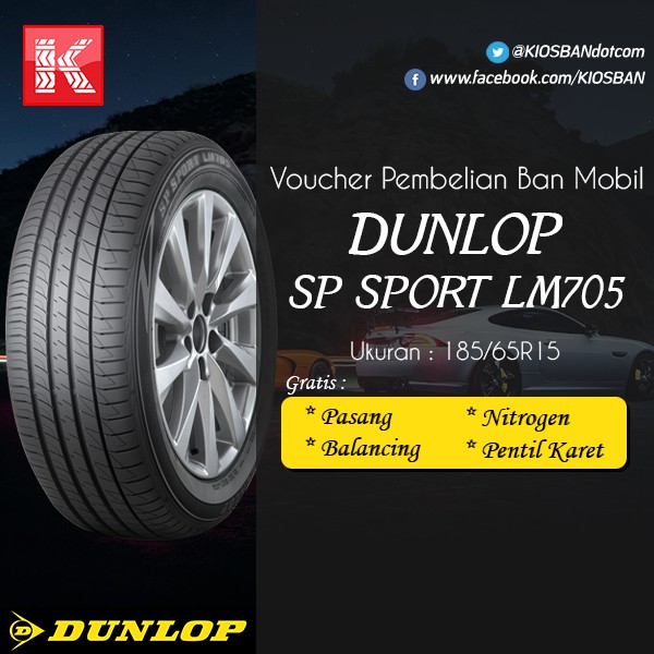 Dunlop SP Sport LM705 185/65R15 Vocer