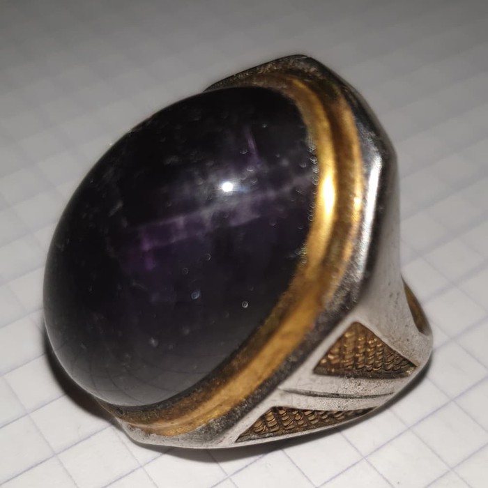 Gemstone batu kecubung ungu tua ( besar )