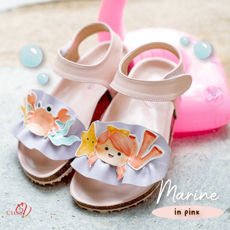CLOEVKIDS - Marine Sepatu Sandal Anak Perempuan - Mermaid Series