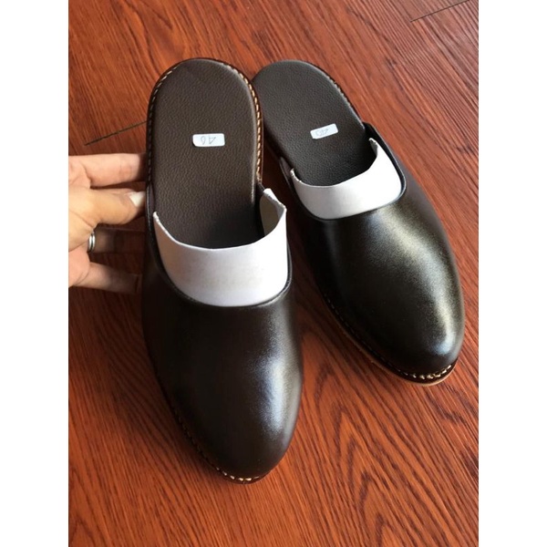 sandal slop kulit,pria