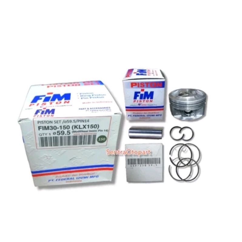 Piston seher kit klx150 klx 150 oversize 150 fim