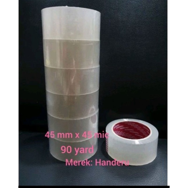 

Lakban Putih Bening 2 Inci (45 mm) Merek KUMA