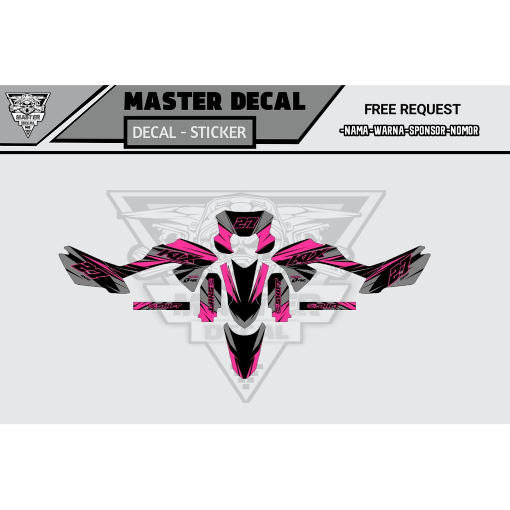 Decal KLX BF .DTRACKER .KLX 150. GORDON