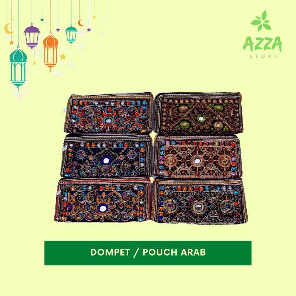 Pouch Dompet Arab / Dompet Oleh Oleh Haji &amp; Umroh