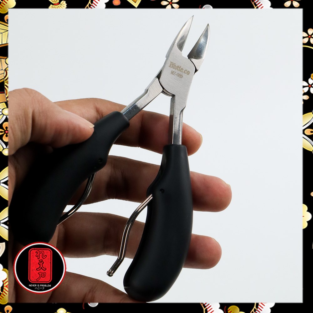 Gunting Kuku Jempol Kaki Anti Cantengan Toe Nail Clipper - MZ-020 - Black