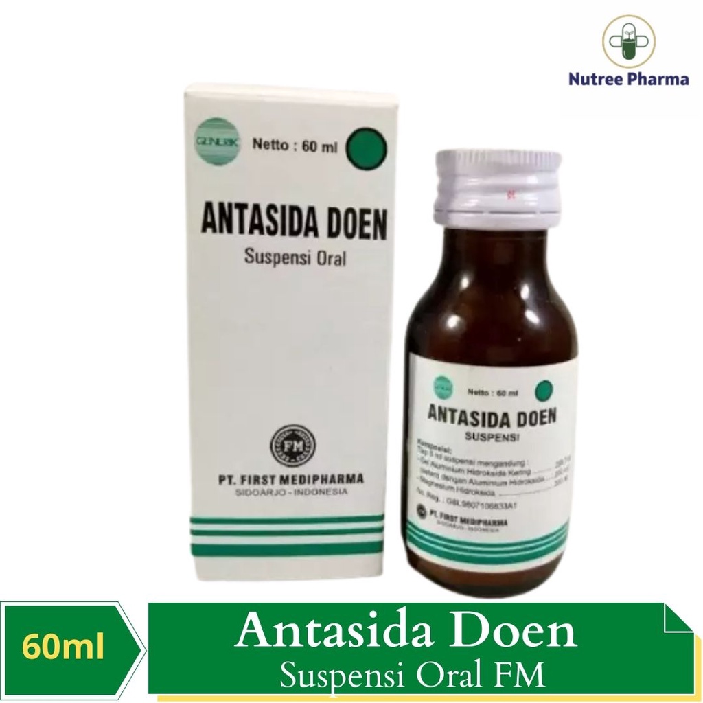 Jual ANTASIDA DOEN SYRUP 60 ML FM | Shopee Indonesia