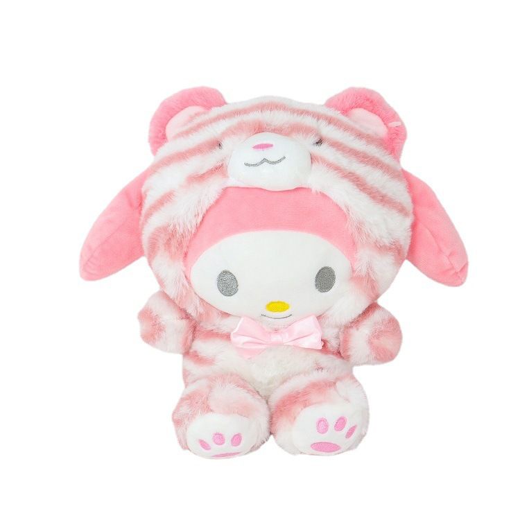 MAINAN BONEKA KUROMI MELODY HELLO KITTY CINNAMOROLL POMPOMPURIN PURIN KOSTUM TIGER HARIMAU IMPOR