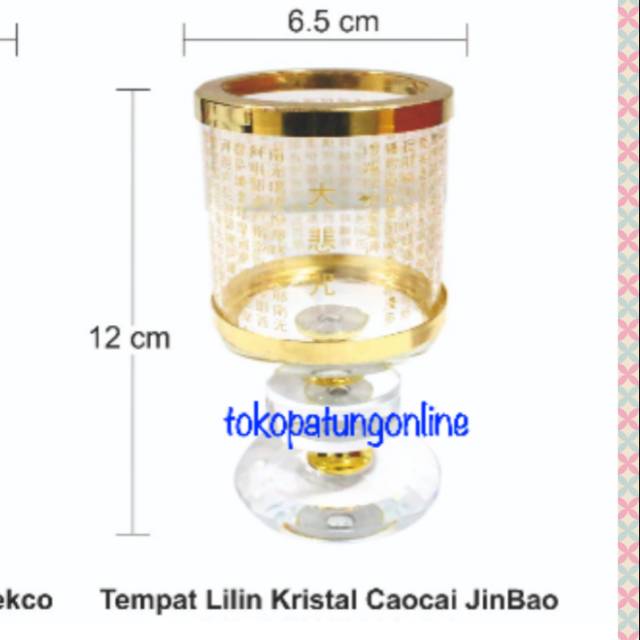 Tempat Lilin Kristal PREMIUM DA BEI ZHOU