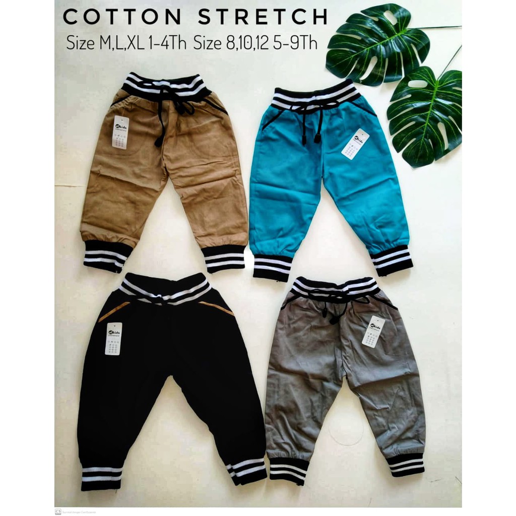 Joger Anak Cotton Street 1-9 Tahun Murah Ory El Kids