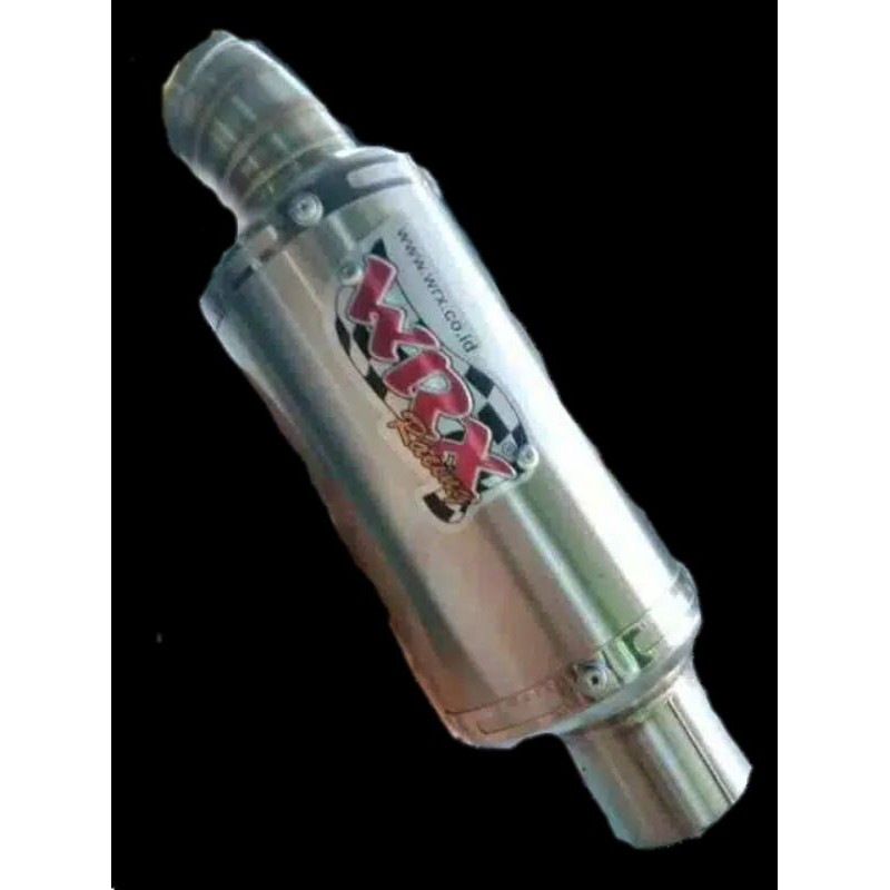 silincer wrx Trioval pendek INLET 50 mm