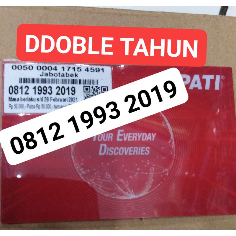 NOMOR CANTIK DOBLE TAHUN 1993 2019