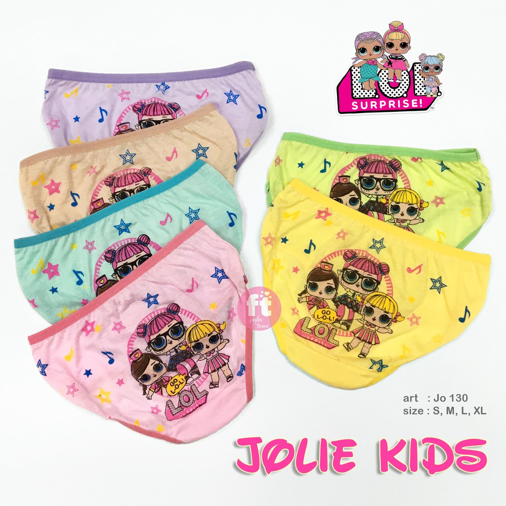 JOLIE KIDS | Celana Dalam Anak Cewek Motif Karakter