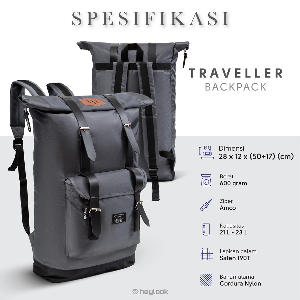 [BISA COD] Tas Ransel Gunung Backpack Outdoor Besar Outdoor Hiking Travelling Kuat Bagus Awet Keren