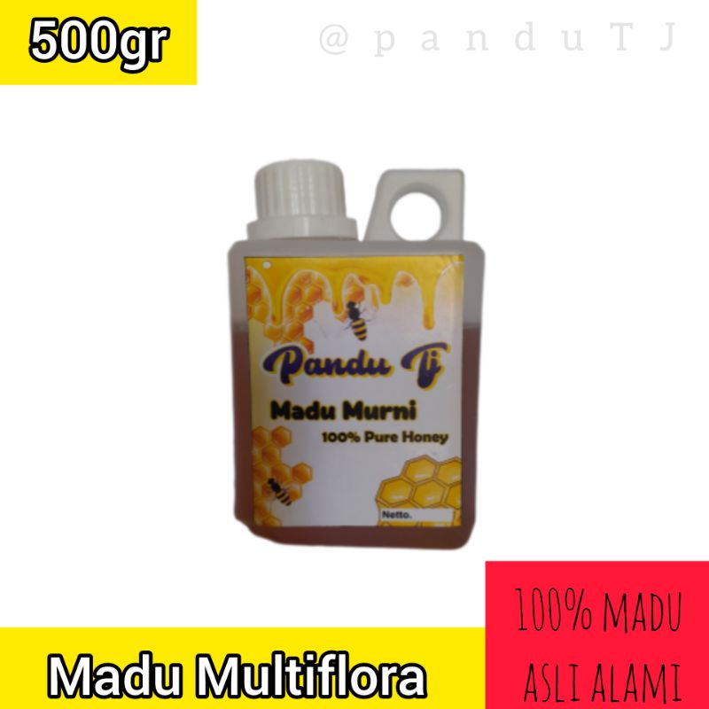 

[PROMO] Madu Asli 100%-Madu Murni Multiflora 500gr-Pure Raw Honey Melifera