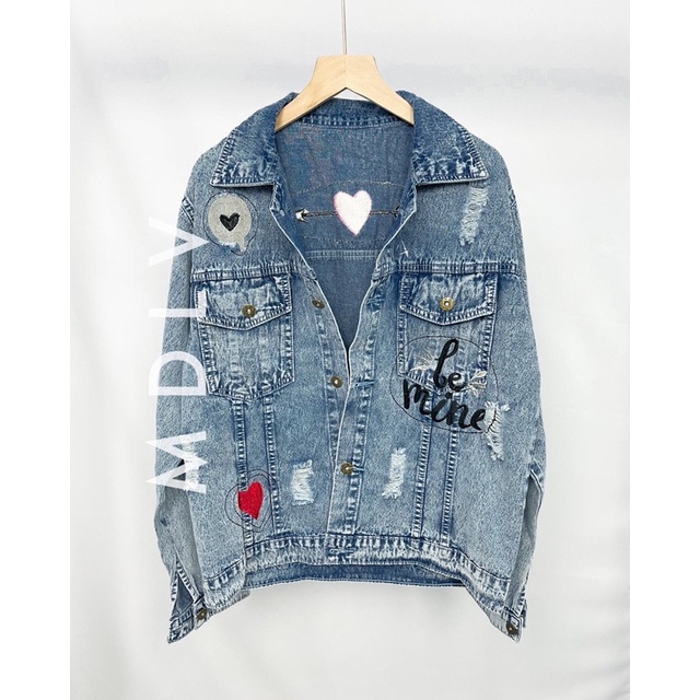 MDLV ~ Jaket Jeans Be Mine Jaket Jeans Import Good Quality Women Jeans Jaket Fashion Import