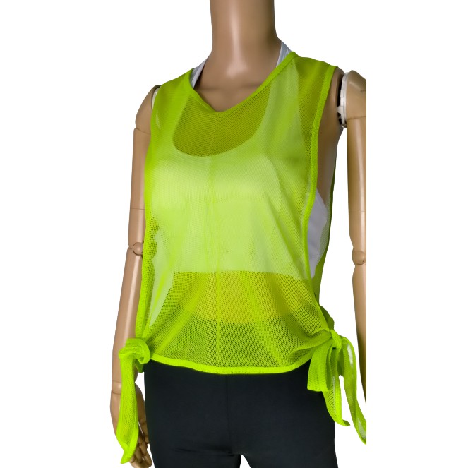 BAJU SENAM TANKTOP ZUMBA YOGA AEROBIK BAHAN JARING KODE ATB 162