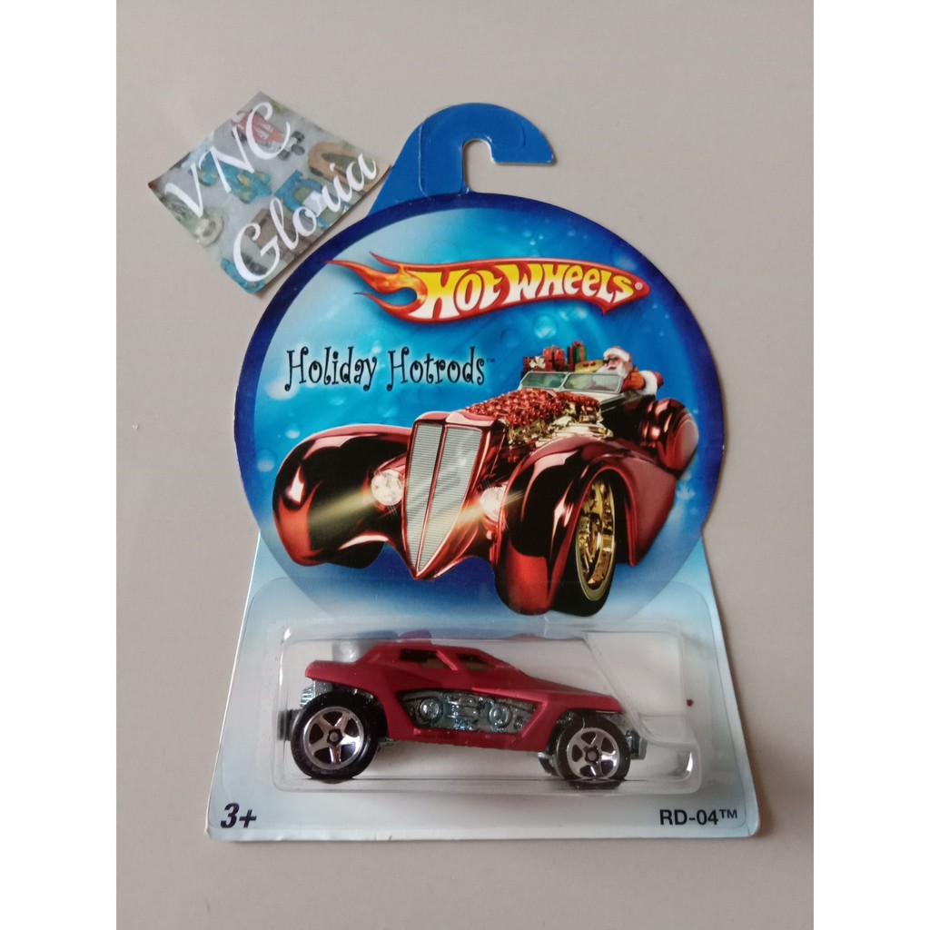 Hot Wheels RD 04 Holiday Hotrods Maroon Hotwheels HW Merah