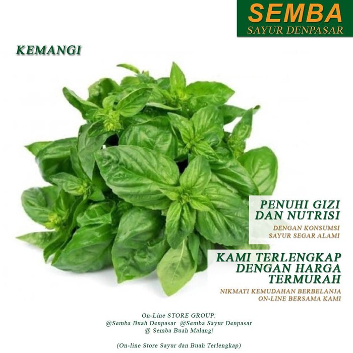 

KEMANGI sayur sayuran DENPASAR BALI sembako bumbu dapur laukfood bahan makanan murah fresh