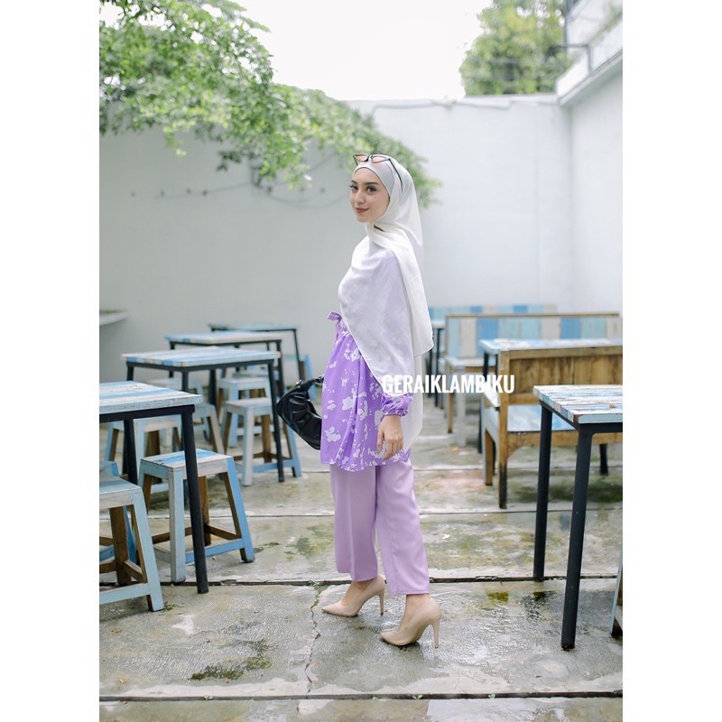 DONITA SET TIE DYE ONESET SETELAN MOTIF TIEDYE SETELAN WANITA