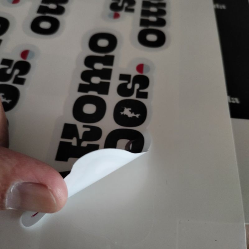

Custom Stiker Kemasan/Label Produk Pola Potong Bebas