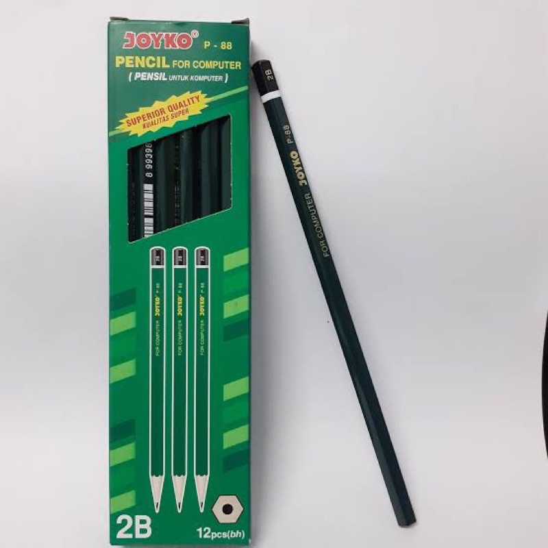 

Pensil Joyko 2B Bersertifikat Komputer(12 Buah) |Pensil Joyko Original (tidak mudah patah)