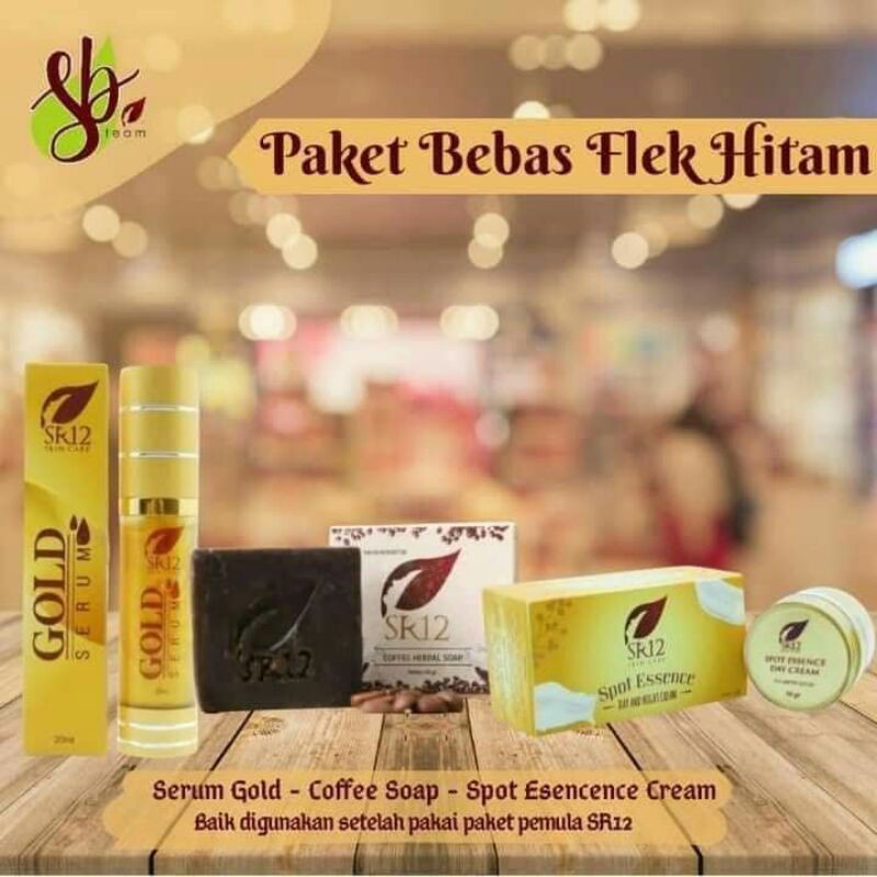 PAKET BEBAS FLEK HITAM SR12