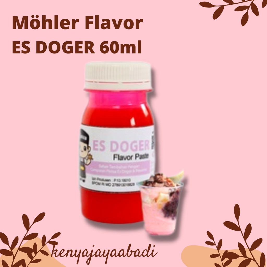 

MOHLER IN STOCK!!! kenyajayaabadi✅ MOHLER 60ml ES DOGER / ice doger | Pasta perisa pewarna Möhler Flavor Paste ES DOGER - Pasta Perisa & Pewarna es doger 60Gr / Pasta perisa pewarna | Bahan tambahan pangan untuk penguat Aroma, Rasa